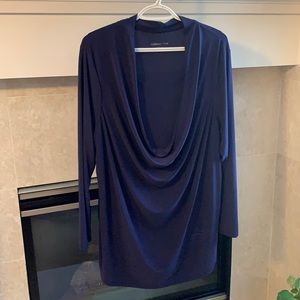 Coldwater Creek Navy Blouse